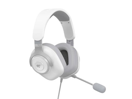 Havit - Wired Gaming Headphones H2230d herné slúchadlá (3.5 mm jack, všesmerový mikrofón, nastaviteľné) - biele