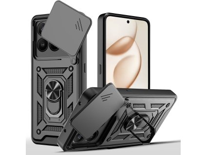 Techsuit - CamShield Series puzdro pre Honor 400 Smart 5G / 400 Smart 4G / X7d 4G - čierne