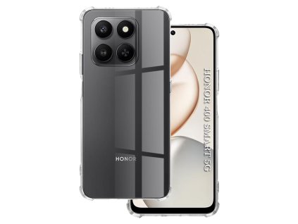 Techsuit - Shockproof Clear Silicone odolný číry obal pre Honor 400 Smart 5G / 400 Smart 4G / X7d 4G – transparentný