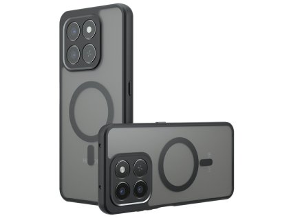 Techsuit - PureFrost MagSafe obal pre Honor 400 Smart 5G / 400 Smart 4G / X7d 4G – matný čierny