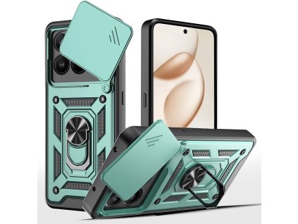 Techsuit - CamShield Series - Honor 400 Smart 5G / 400 Smart 4G / X7d 4G - Green