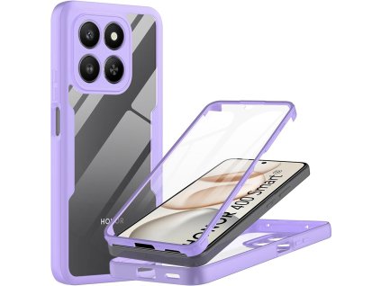 Techsuit - ColorVerse 360 Series + ochrana displeja + obal pre Honor 400 Smart 5G / 400 Smart 4G / X7d 4G - fialové