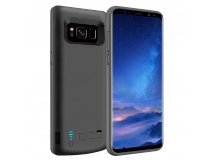 Puzdro s batériou Power pro - Samsung Galaxy S8 Plus - 6500 mAh - čierne