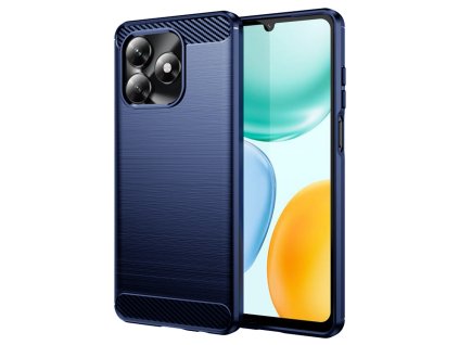 Techsuit - Carbon Silicone puzdro pre Honor X5c Plus - modré