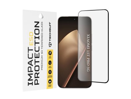 Techsuit - ESD Glass ochranné sklo pre Xiaomi 15T Pro – čierne