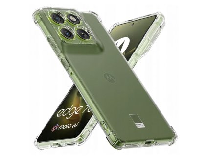 Techsuit - Shockproof Clear Silicone - Motorola Edge 70 - Clear