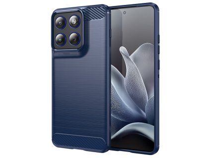 Techsuit - Carbon Silicone silikónový kryt pre Motorola Edge 70 – modrý