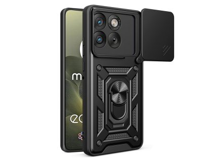 Techsuit - CamShield Series kryt s ochranou fotoaparátu pre Motorola Edge 70 – čierny