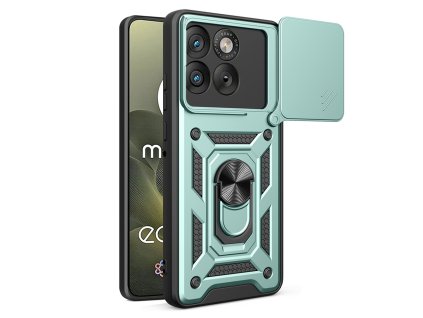 Techsuit - CamShield Series kryt s ochranou fotoaparátu pre Motorola Edge 70 – zelený