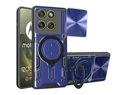 Techsuit - CamGuard Pro kryt s ochranou fotoaparátu pre Motorola Edge 70 – modrý