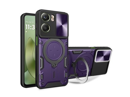 Techsuit - CamGuard Pro kryt s ochranou fotoaparátu pre Motorola Moto G06 – fialový