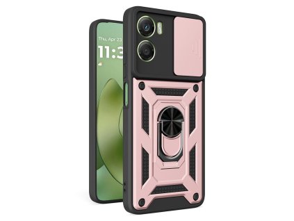 Techsuit - CamShield Series kryt s ochranou fotoaparátu pre Motorola Moto G06 – ružovo-zlatý