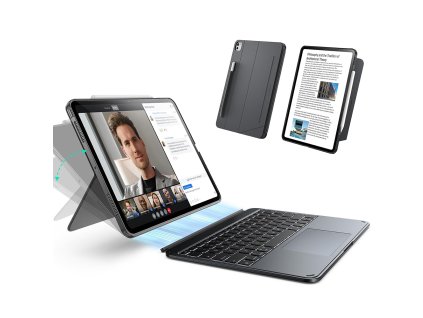 ESR - Shift Keyboard Case - iPad Air 4 (2020) / Air 5 (2022) / Air 11 (2024) / Air 11 (2025) - Dark Gray