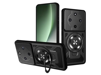 Techsuit - RuggedCam kryt s ochranou fotoaparátu pre Honor Magic8 Lite – čierny