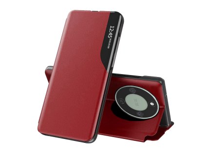 Techsuit - eFold Series knižkové puzdro pre Honor Magic8 Lite – červené