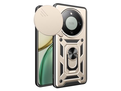 Techsuit - CamShield Series kryt s ochranou fotoaparátu pre Honor Magic8 Lite – zlatý