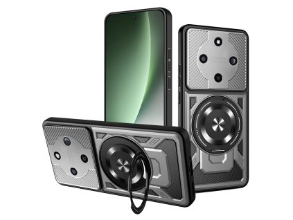 Techsuit - RuggedCam kryt s ochranou fotoaparátu pre Honor Magic8 Lite – sivý