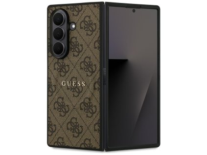Guess - Hardcase 4G Classic MagSafe kryt s MagSafe pre Samsung Galaxy Z Fold7 – hnedý