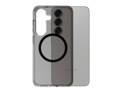 PanzerGlass® - CARE Flagship Urban Combat Black Qi Compatible kryt pre Samsung Galaxy S25 – dymový