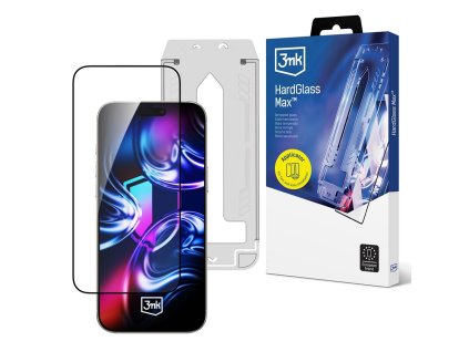 3mk - HardGlass Max Screen Protector - Samsung Galaxy S24 / S25 - Black