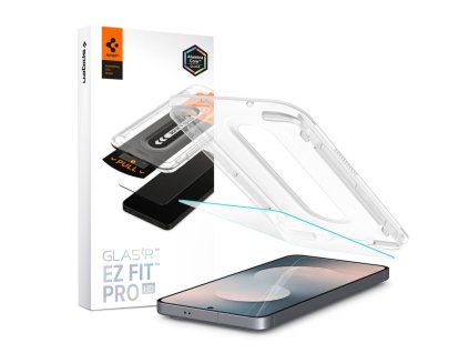 Spigen - Glas.tR EZ-FIT Pro HD ochranné sklo na displej pre Samsung Galaxy S25 FE – číre