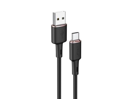 Acefast - Data Cable dátový a nabíjací kábel USB na USB-C Fast Charge 3 A, 1,2 m – čierny