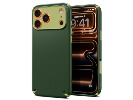 Spigen - Caseology Nano Pop Hybrid MagSafe kryt pre iPhone 17 Pro – zelený (Avo Green)