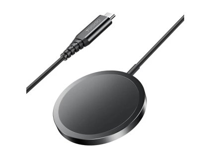 Yesido - Wireless Charging Station (DS21) - for iPhone, Fast Charging, N52 Magnets, Strong Adsorption, 15W, Type-C - Black