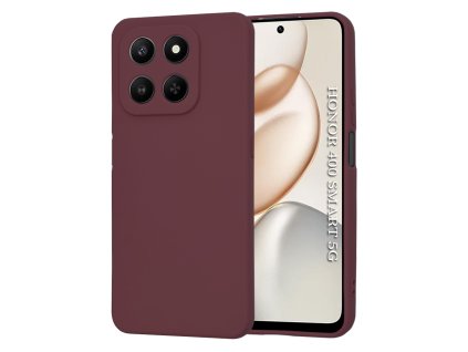 Techsuit - SoftFlex silikónový kryt pre Honor 400 Smart 5G / Honor 400 Smart 4G / Honor X7d 4G – slivkovo červený