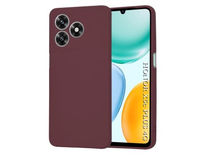 Techsuit - SoftFlex silikónový kryt pre Honor X5c Plus – slivkovo červený