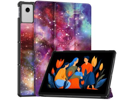 Techsuit - FoldPro knižkové puzdro pre Lenovo Idea Tab Plus 12.1 – motív Galaxy