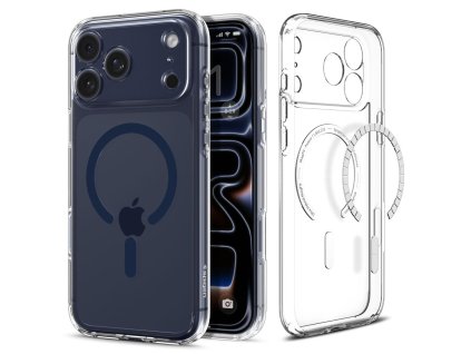 Spigen - Ultra Hybrid MagSafe - iPhone 17 Pro Max - Clear / Deep Blue