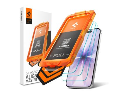 Spigen - Glas.tR Align Master Slim (3 pack) - iPhone 17 - Clear