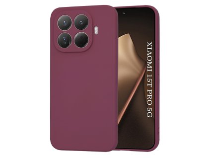 Techsuit - SoftFlex - Xiaomi 15T Pro - Plum Red