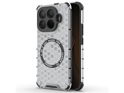 Techsuit - HoneyComb Shield MagSafe kryt pre Xiaomi 15T Pro – biely