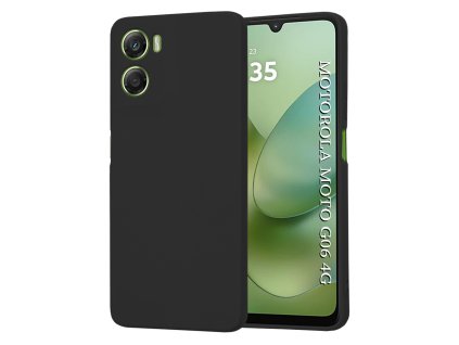 Techsuit - SoftFlex silikónový kryt pre Motorola Moto G06 – čierny