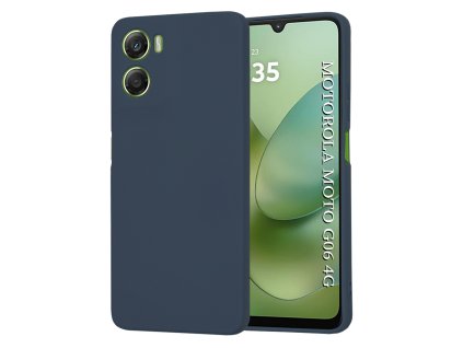 Techsuit - SoftFlex silikónový kryt pre Motorola Moto G06 – tmavomodrý
