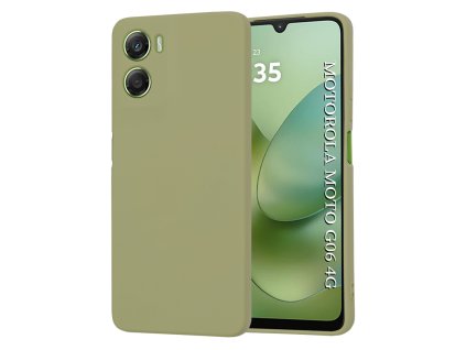 Techsuit - SoftFlex silikónový kryt pre Motorola Moto G06 – matcha zelený