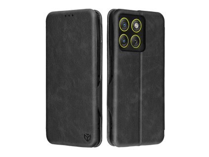 Techsuit - Safe Wallet Plus knižkové puzdro s priehradkou na karty pre Motorola Edge 70 – čierne