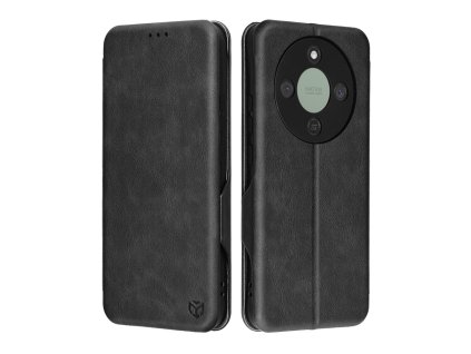Techsuit - Safe Wallet Plus knižkové puzdro s priehradkou na karty pre Honor Magic8 Lite – čierne