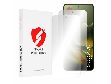 Smart Protection - Premium Classic (2 pack) - Motorola Edge 70 - Clear