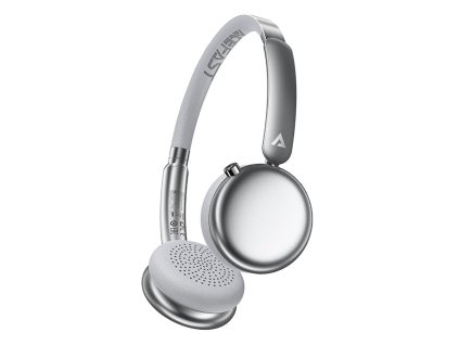 Acefast - Wireless Headset bezdrôtový headset Bluetooth 5.4 s ANC režimom a hybridným potlačením hluku, profesionálne Hi-Fi – strieborný