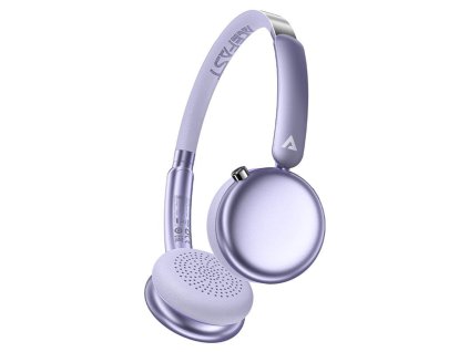 Acefast - Wireless Headset bezdrôtový headset Bluetooth 5.4 s ANC režimom a hybridným potlačením hluku, profesionálne Hi-Fi – fialový