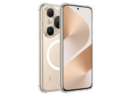 Techsuit - Shockproof Clear Silicone MagSafe silikónový kryt s MagSafe pre Huawei Pura 80 Pro – číry