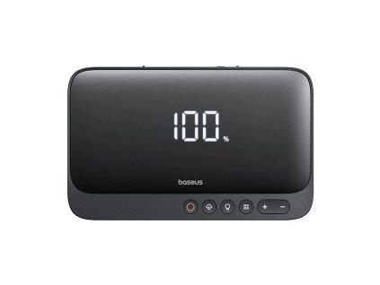Baseus - Car Jump Starter Super Energy (C00245902111-00) - Power Bank, 6000mAh, Compressor, Flashlight, USB-C, 600A - Black