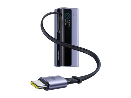 Baseus - Power Bank EnerGeek GR11 (E0027B01) - with USB-C Retractable Cable, 20000mAh, 145W - Grey