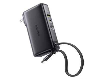 Baseus - Power Bank Nomos NT11 Omni (P10078807123-00) - With USB-C Cable, 10000mAh, 67W, Digital Display - Cosmic Black