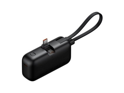 Mcdodo - Power Bank FreeKit Series (MC-7760) - with Built-in Cable & Connector USB-C, 5000mAh, 22.5W - Black