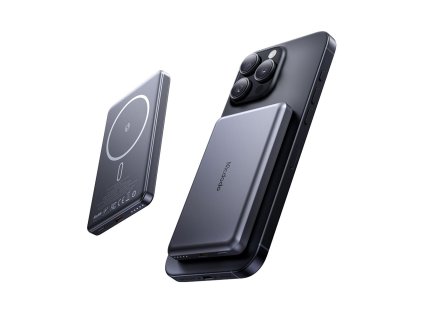 Mcdodo - Magnetic Power Bank Meta Series (MC-4641) - 5000mAh, 20W, Ultra-Thin Design - Black