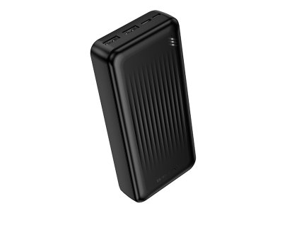 Borofone - Power Bank (BJ78A) - 2 x USB, USB-C, Micro-USB, LED Indicator, 20000mAh - Black